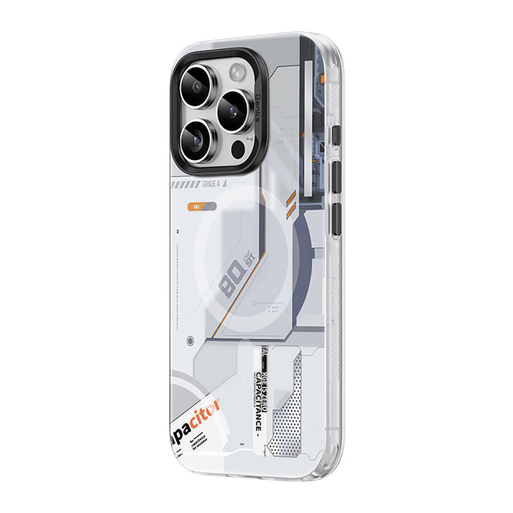 Benks Perspective Serisi iPhone 16 Pro M-safe Şarj Özellikli Mekanik Tasarımlı Kılıf Benks Perspective Serisi iPhone 16 Pro M-safe Şarj Özellikli Mekanik Tasarımlı Kılıf